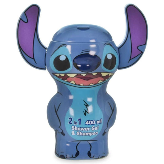 AIRVAL STITCH 3D SHOWER GEL-SHAMPOO 2 IN 1 400ML - Beauty Bar 