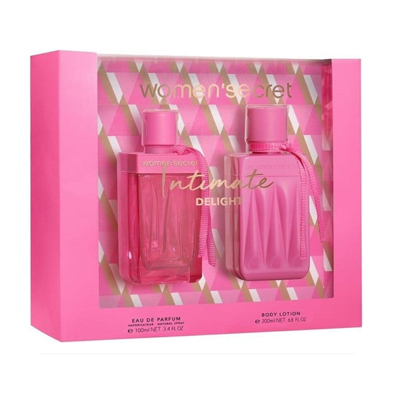 WOMEN SECRET INTIMATE DELIGHT EDP 100ML & BODY LOTION 200ML
