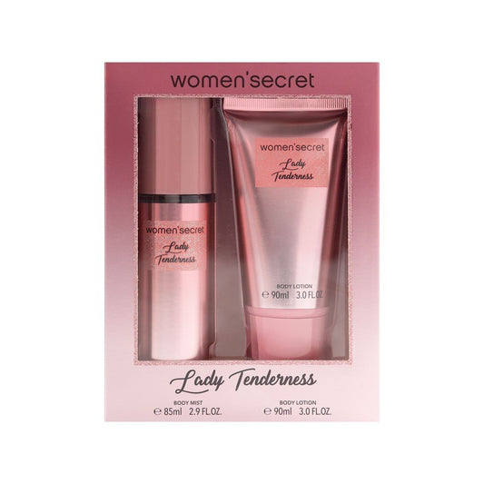 WOMEN SECRET LADY TENDERNESS BODY MIST 250ML & BODY LOTION 90ML SET