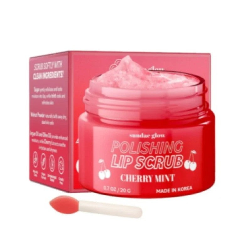 SUNDAE GLOW - LIP SCRUB CHERRY MINT - Beauty Bar 