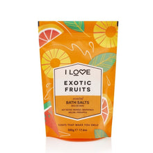 Load image into Gallery viewer, I LOVE SIGNATURE GLAZED EXOTIC FRUITS BATH SALTS - Beauty Bar 
