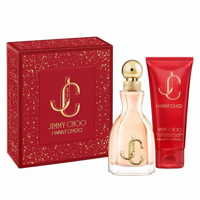 JIMMY CHOO I WANT CHOO EDP 60ML SET - Beauty Bar 