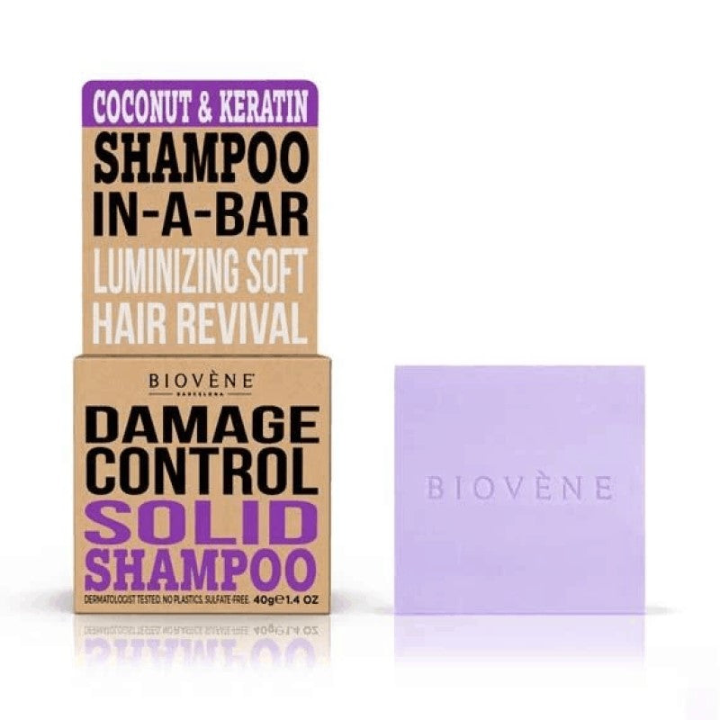 BIOVENE SOLID BAR DAMAGE CONTROL SHAMPOO 40G - Beauty Bar 