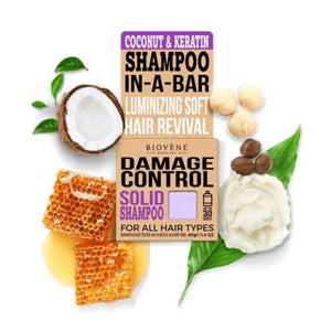 BIOVENE SOLID BAR DAMAGE CONTROL SHAMPOO 40G - Beauty Bar 