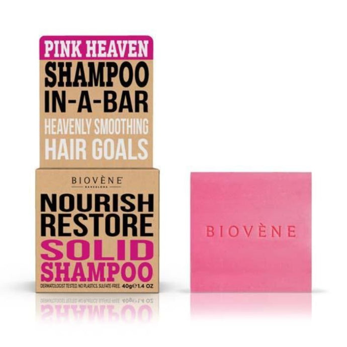 BIOVENE SOLID BAR NOURISH RESTORE SHAMPOO BAR 40G - Beauty Bar 