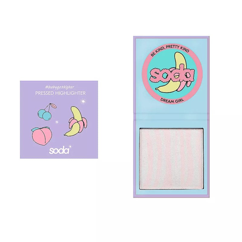 SODA PRESSED HIGHLIGHTER AVAILABLE IN 3 SHADES - Beauty Bar 