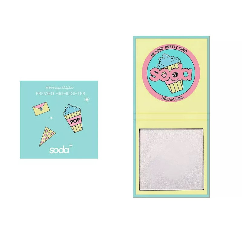SODA PRESSED HIGHLIGHTER AVAILABLE IN 3 SHADES - Beauty Bar 