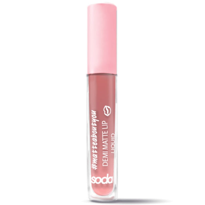 SODA DEMI MATTE LIP LIQUID - AVAILABLE IN 9 SHADES - Beauty Bar 