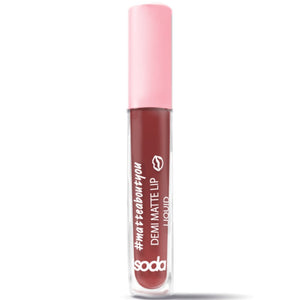 SODA DEMI MATTE LIP LIQUID - AVAILABLE IN 9 SHADES - Beauty Bar 