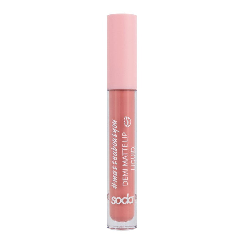 SODA DEMI MATTE LIP LIQUID - AVAILABLE IN 9 SHADES - Beauty Bar 
