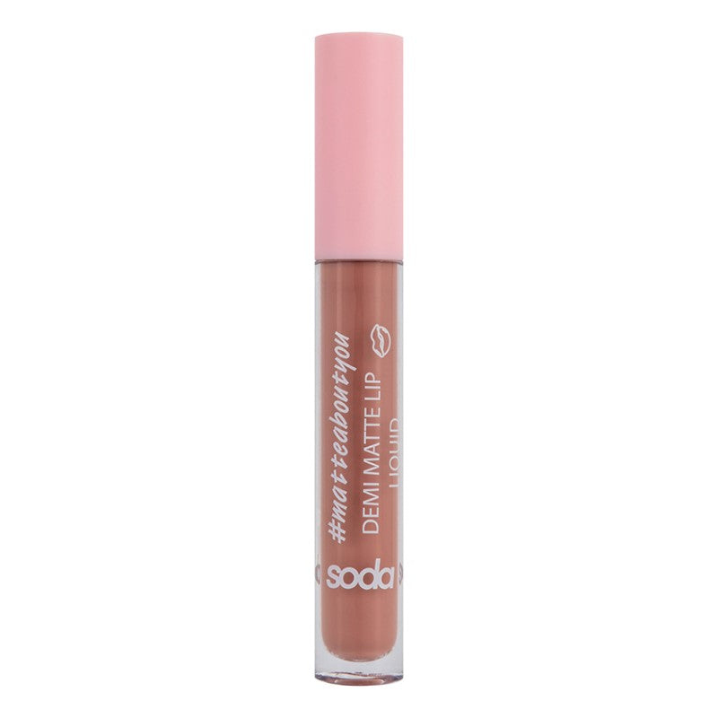 SODA DEMI MATTE LIP LIQUID - AVAILABLE IN 9 SHADES - Beauty Bar 
