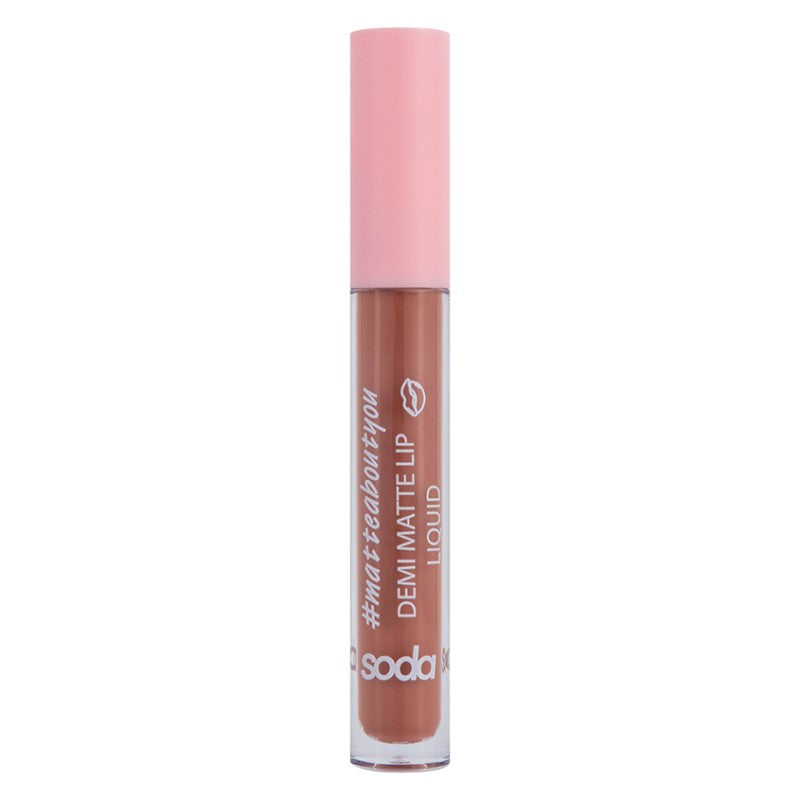 SODA DEMI MATTE LIP LIQUID - AVAILABLE IN 9 SHADES - Beauty Bar 