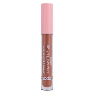 SODA DEMI MATTE LIP LIQUID - AVAILABLE IN 9 SHADES - Beauty Bar 