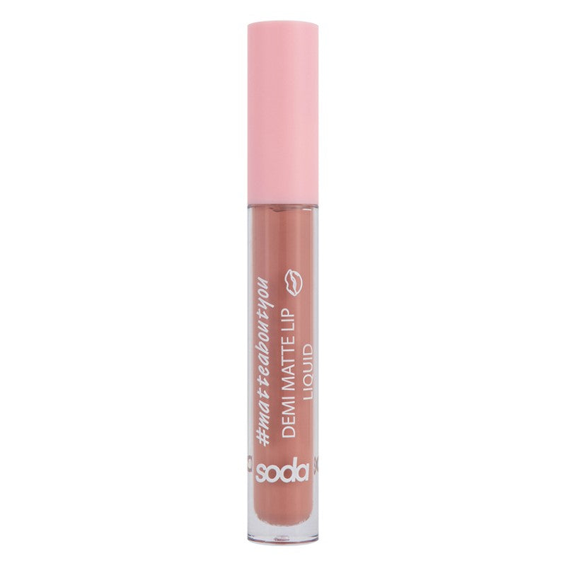 SODA DEMI MATTE LIP LIQUID - AVAILABLE IN 9 SHADES - Beauty Bar 