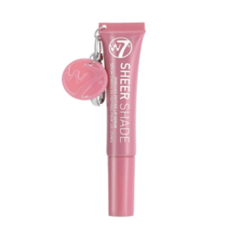 W7 SHEER SHADE LIP SERUM WITH KEYRING AVAILABLE IN 5 SHADES - Beauty Bar 