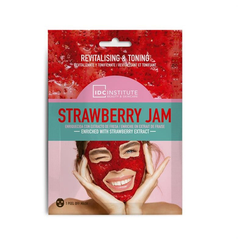 IDC FACE MASK STRAWBERRY EXFOLIATE & TONE - Beauty Bar 