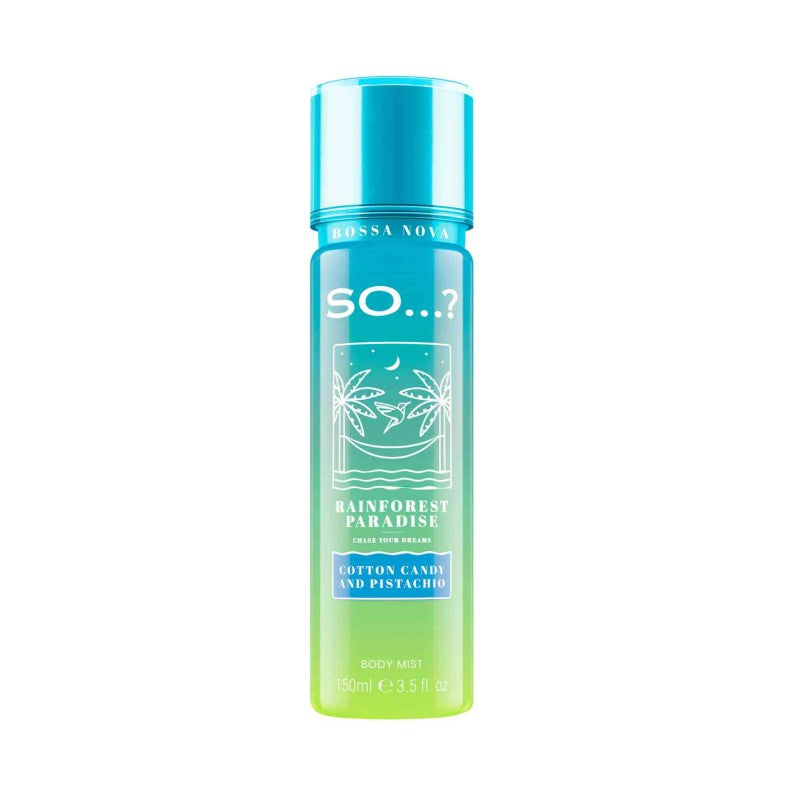 SO…? BOSSA NOVA BODY MIST RAINFOREST PARADISE 150ML - Beauty Bar 