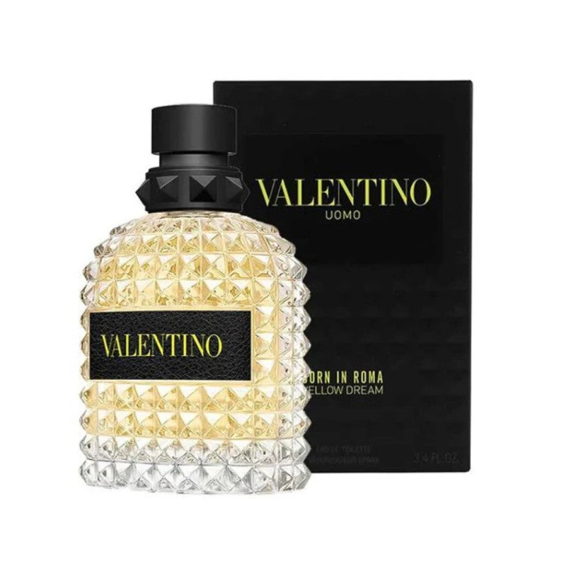 VALENTINO BORN IN ROMA UOMO YELLOW EDT AVAILABLE IN 2 SIZES - Beauty Bar 