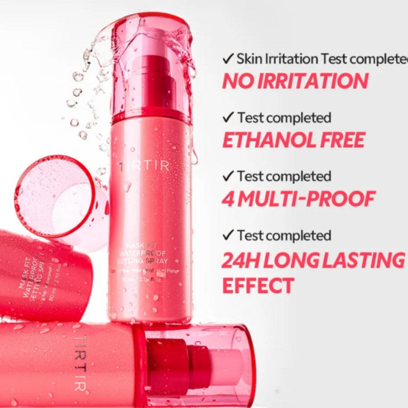 TIRTIR MASK FIT WATERPROOF SETTING SPRAY 80ML - Beauty Bar 