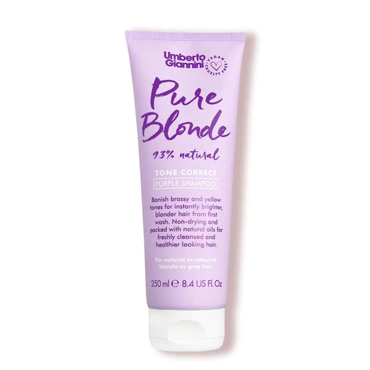 UMBERTO GIANNINI PURE BLONDE PURPLE SHAMPOO 250ML - Beauty Bar 