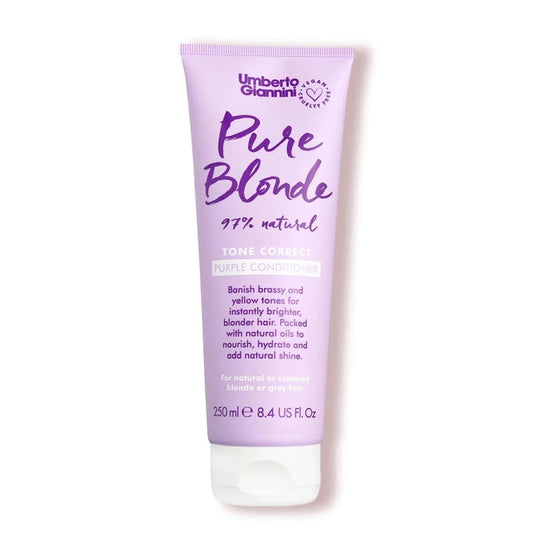 UMBERTO GIANNINI PURE BLONDE PURPLE CONDITIONER 250ML - Beauty Bar 