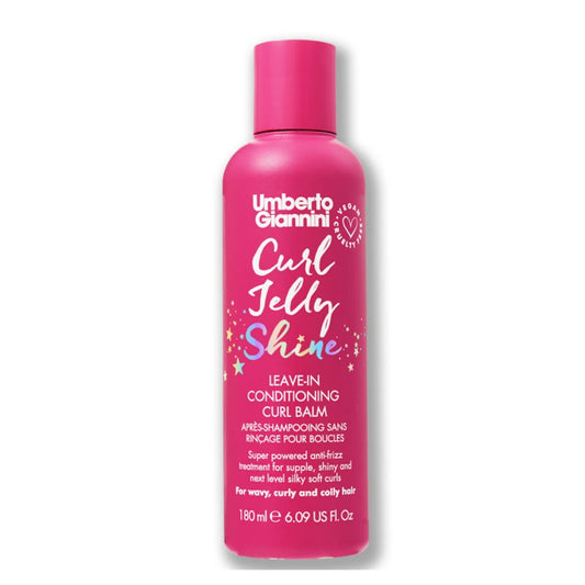 UMBERTO GIANNINI CURL JELLY CARE DE-FRIZZ CONDITIONING CURL BALM 180ML - Beauty Bar 