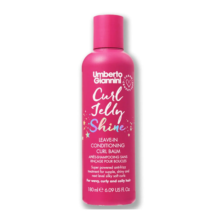 UMBERTO GIANNINI CURL JELLY CARE DE-FRIZZ CONDITIONING CURL BALM 180ML - Beauty Bar 