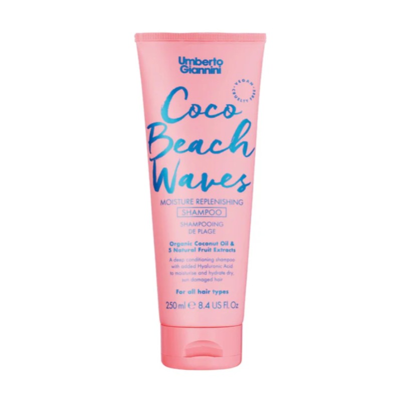 UMBERTO GIANNINI COCO BEACH WAVES SHAMPOO 250ML - Beauty Bar 