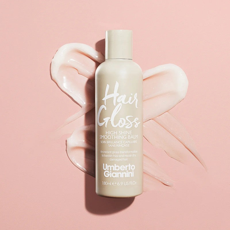 UMBERTO GIANNINI HAIR GLOSS HIGH SHINE SMOOTHING BALM 180ML - Beauty Bar 