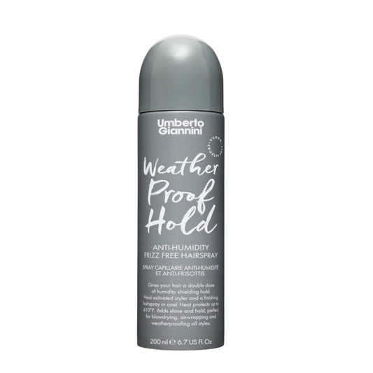 UMBERTO GIANNINI WEATHERPROOF HOLD ANTI-HUMIDITY FRIZZ FREE HAIRSPRAY 200ML - Beauty Bar 