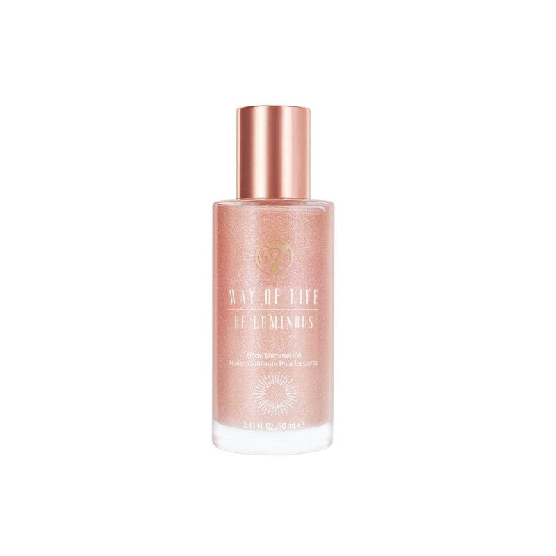 W7 WAY OF LIFE BODY SHIMMER OIL 60ML- PINK