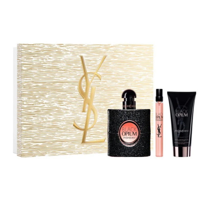 YSL BLACK OPIUM EDP 50ML&10ML & BODY LOTION 50ML SET - Beauty Bar 