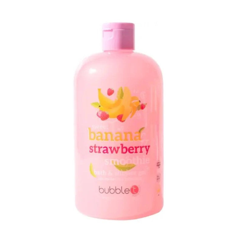 BUBBLE T BATH & SHOWER GEL STRAWBERRY & BANANA 500ML - Beauty Bar 