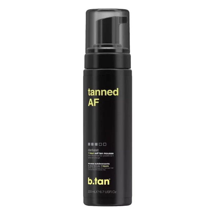 B.TAN TANNED AF - SELF TAN MOUSSE 200ML - Beauty Bar 