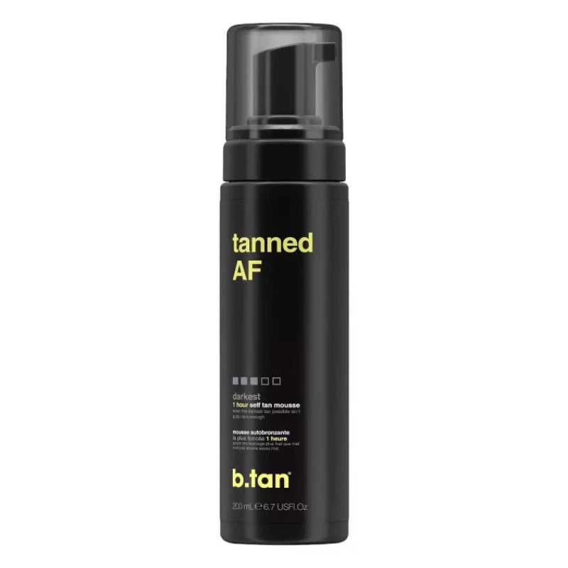 B.TAN TANNED AF - SELF TAN MOUSSE 200ML - Beauty Bar 