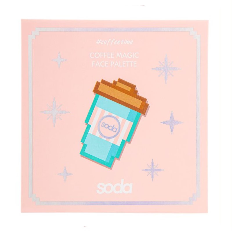 SODA COFFEE MAGIC FACE PALETTE AVAILABLE IN 2 SHADES - Beauty Bar 