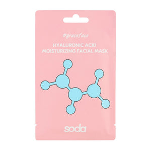 SODA HYALURONIC ACID MOISTURIZING MASK 28ML - Beauty Bar 