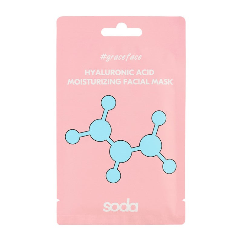 SODA HYALURONIC ACID MOISTURIZING MASK 28ML - Beauty Bar 