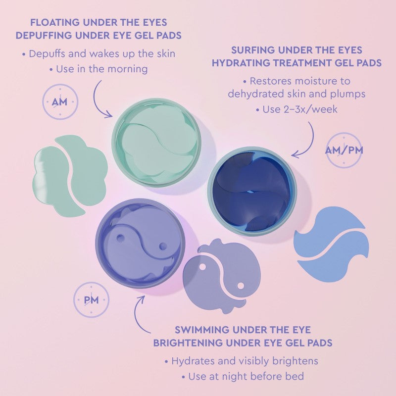 FLORENCE BY MILLS - FLOATING IN THE SKY CLOUD DEPUFFING EYE PADS - Beauty Bar 