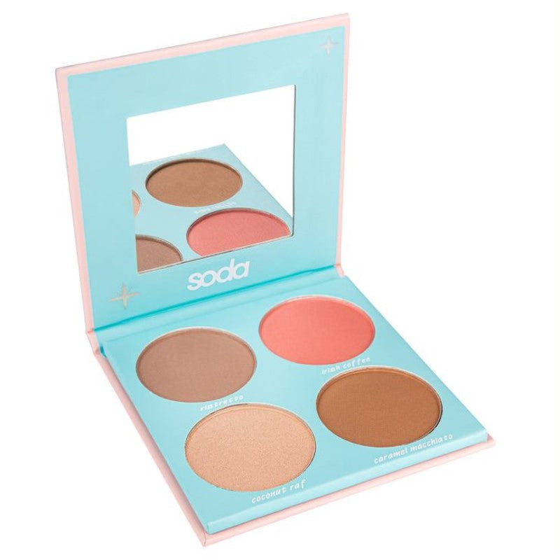 SODA COFFEE MAGIC FACE PALETTE AVAILABLE IN 2 SHADES - Beauty Bar 