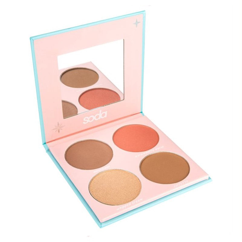 SODA COFFEE MAGIC FACE PALETTE AVAILABLE IN 2 SHADES - Beauty Bar 
