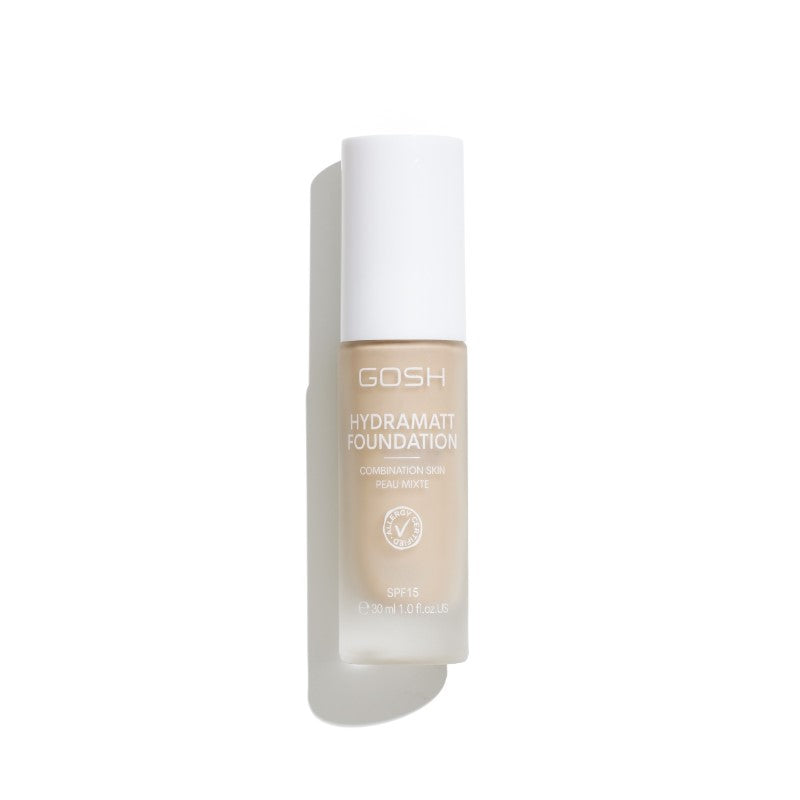 GOSH COPENHAGEN HYDRAMATT FOUNDATION - AVAILABLE IN 12 SHADES - Beauty Bar 