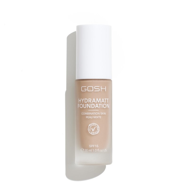 GOSH COPENHAGEN HYDRAMATT FOUNDATION - AVAILABLE IN 12 SHADES - Beauty Bar 