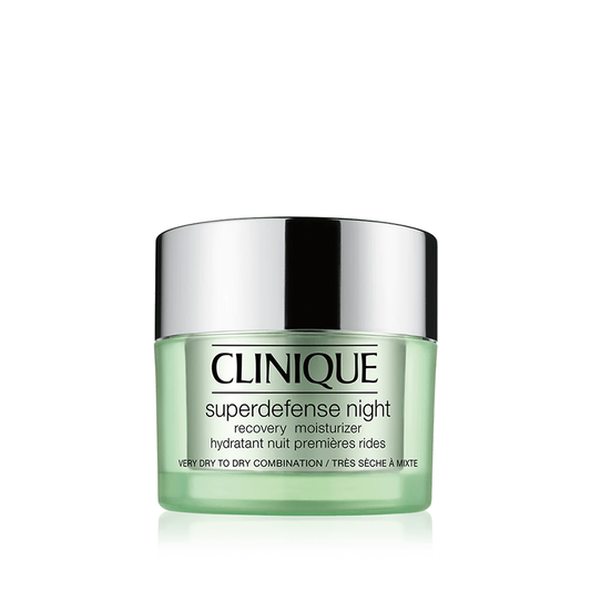 CLINIQUE SUPERDEFENSE™ NIGHT RECOVERY MOISTURIZER - VERY DRY TO DRY COMBINATION SKIN - 50ML - Beauty Bar 