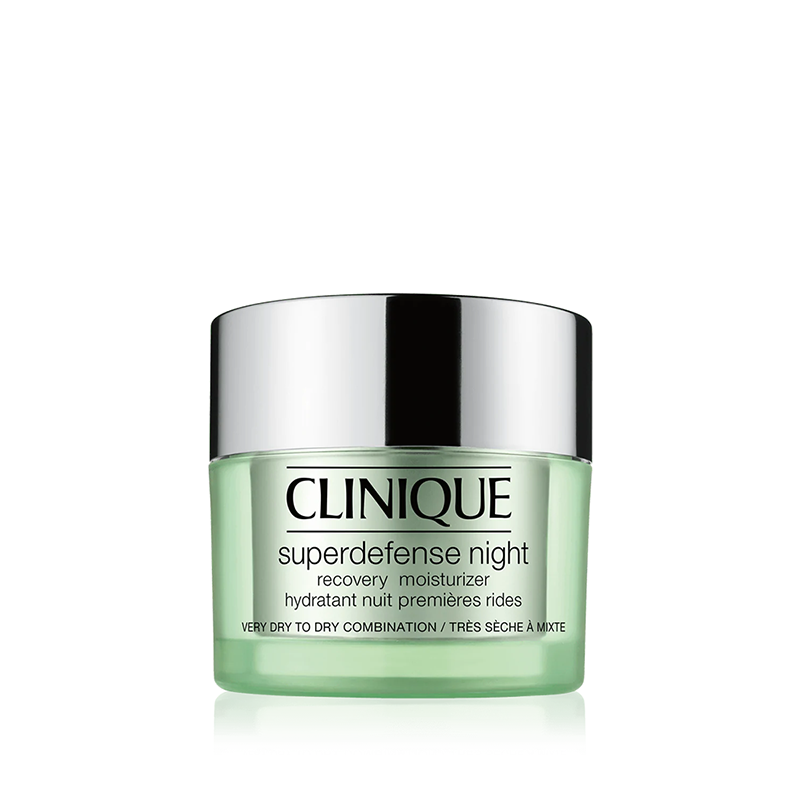 CLINIQUE SUPERDEFENSE™ NIGHT RECOVERY MOISTURIZER - VERY DRY TO DRY COMBINATION SKIN - 50ML - Beauty Bar 