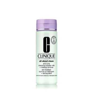 CLINIQUE ALL-IN-ONE CLEANSING MICELLAR MILK + MAKEUP REMOVER  - VERY DRY TO DRY COMBINATION SKIN - 200ML - Beauty Bar 