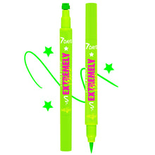 Load image into Gallery viewer, 7DAYS EXTREMELY CHICK LINER &amp; STAMP UV NEON 702 GREEN STAR - Beauty Bar 
