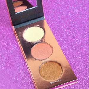 RUDE COCKTAIL PARTY LUMINOUS HIGHLIGHT / EYESHADOW PALETTE - SANGRIA - Beauty Bar Cyprus