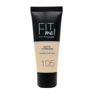 MAYBELLINE - FIT ME MATTE FOUNTATION- AVAILABLE IN 11 SHADES - Beauty Bar Cyprus