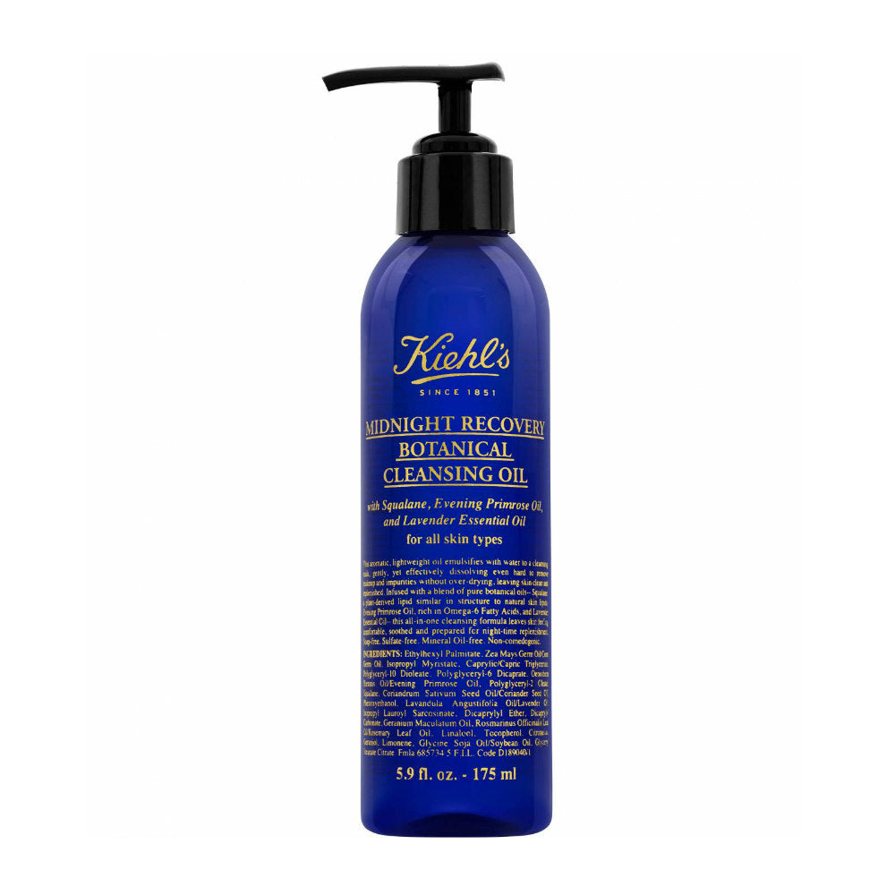 KIEHL'S MIDNIGHT RECOVERY BOTANICAL CLEANSING OIL 175ML - Beauty Bar 